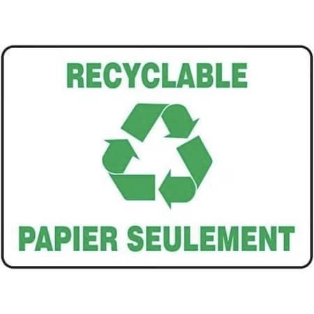 Accuform 14 in W, 10 in H, Adhesive Poly FRMRBH969VS